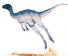 Zephyrosaurus ήταν δίποδος διαδρόμου μόνο 1,8 μέτρα μήκος, ζυγίζει 50 κιλά